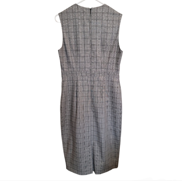 🆕️ Ted Baker Working Title Ristad Check Sheath Dress - Picture 10 of 15